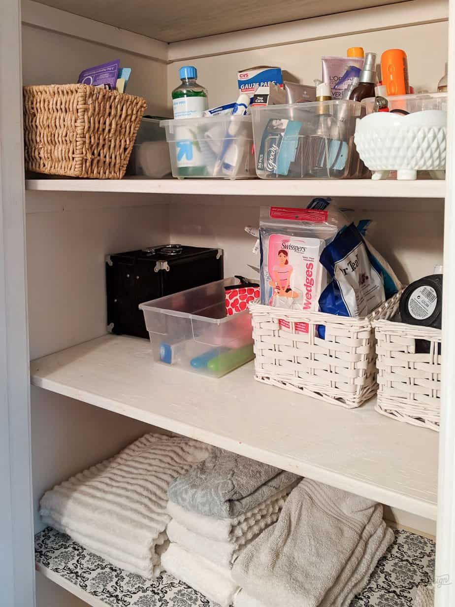 How to Organize a Bathroom Closet