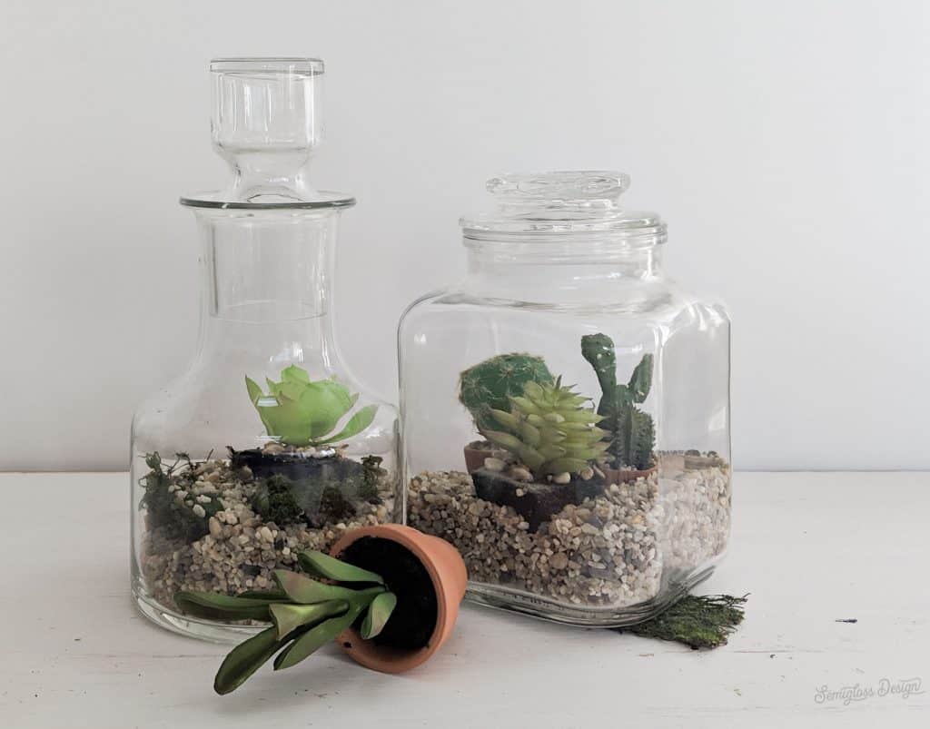 fake terrarium