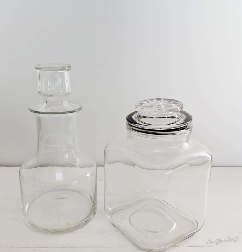 glass jars