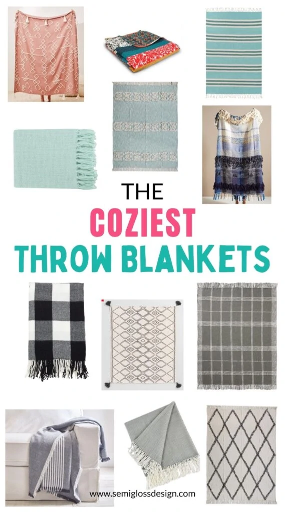 pin image - cozy throw blankets