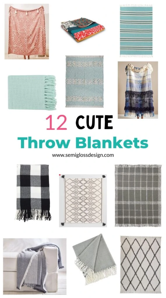 pin image - throw blanket collage