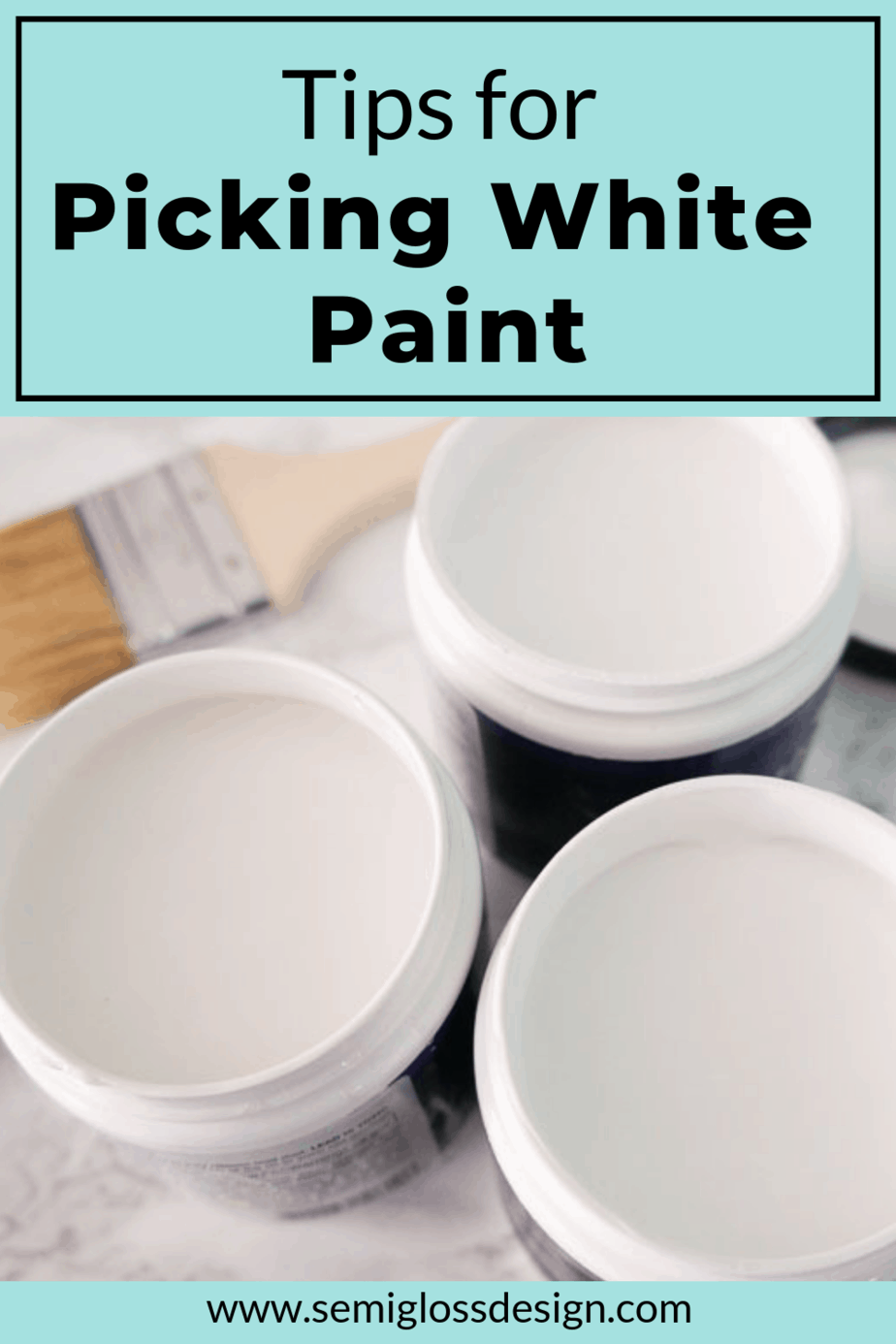 How to choose white paint