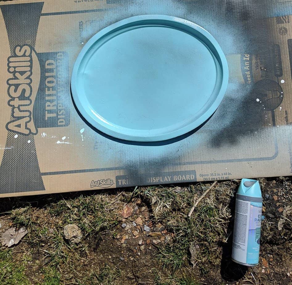 spray paint tray