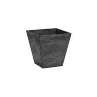 Ella Square Planter, 8-Inch, Black