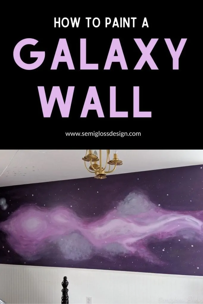 paint a galaxy wall