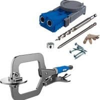 R3-Promo Kreg R3 Jig Pocket Hole Kit With Free Classic Clamp Pack-In