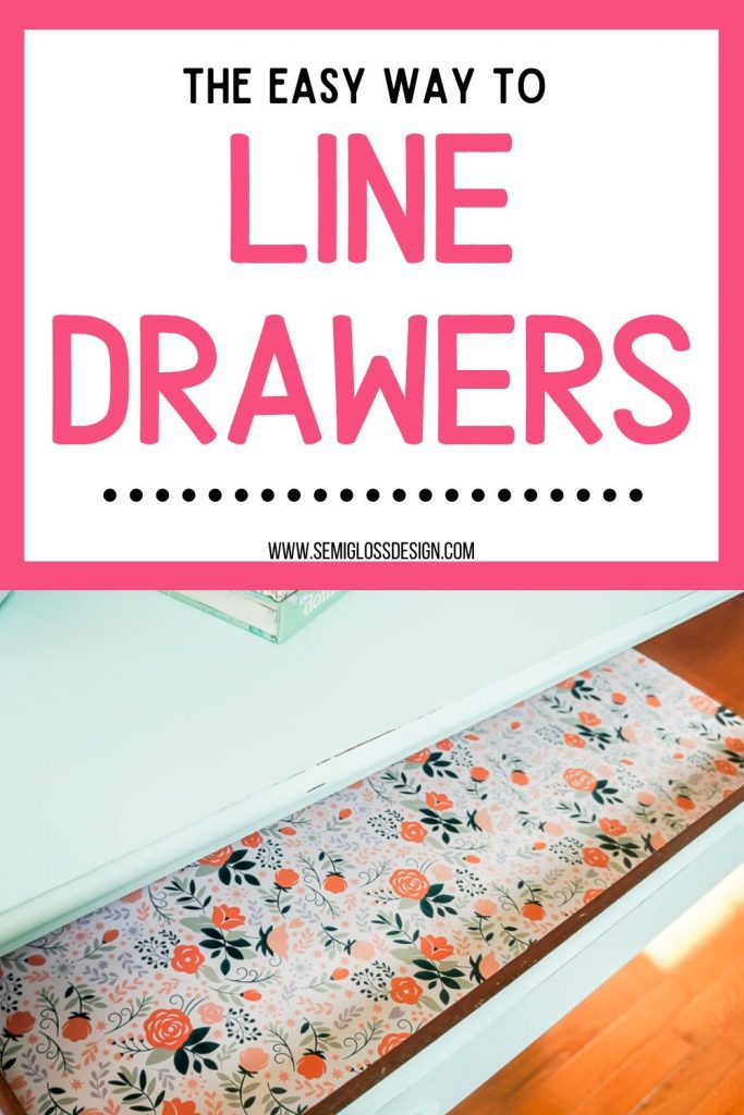 The Easy Trick on How to Line a Drawer - In My Own Style