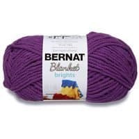 Bernat Blanket Bright Yarn, Pow Purple