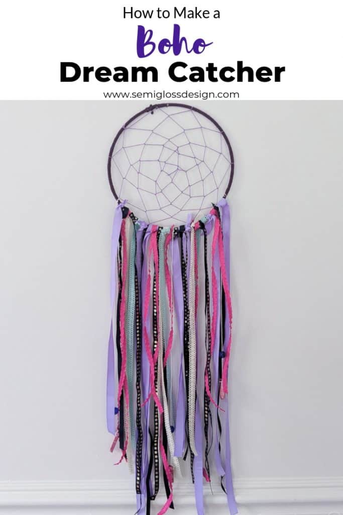 how to make a DIY dream catcher