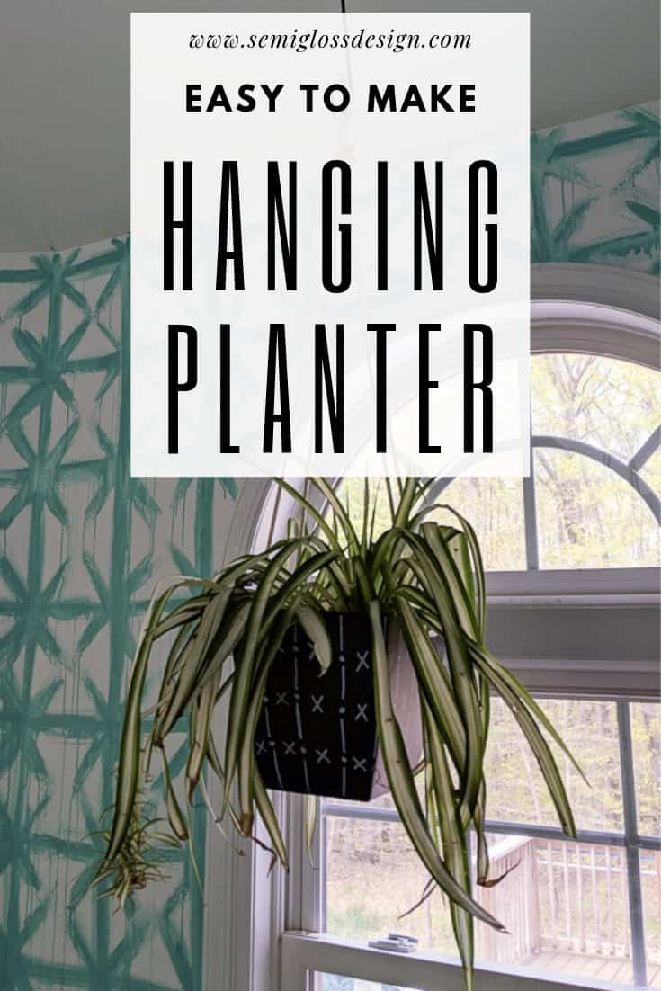 diy hanging planter