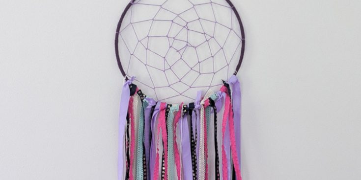 purple and pink dream catcher