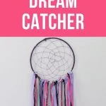 pin image - purple and pink dream catcher