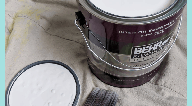 paint can and brush
