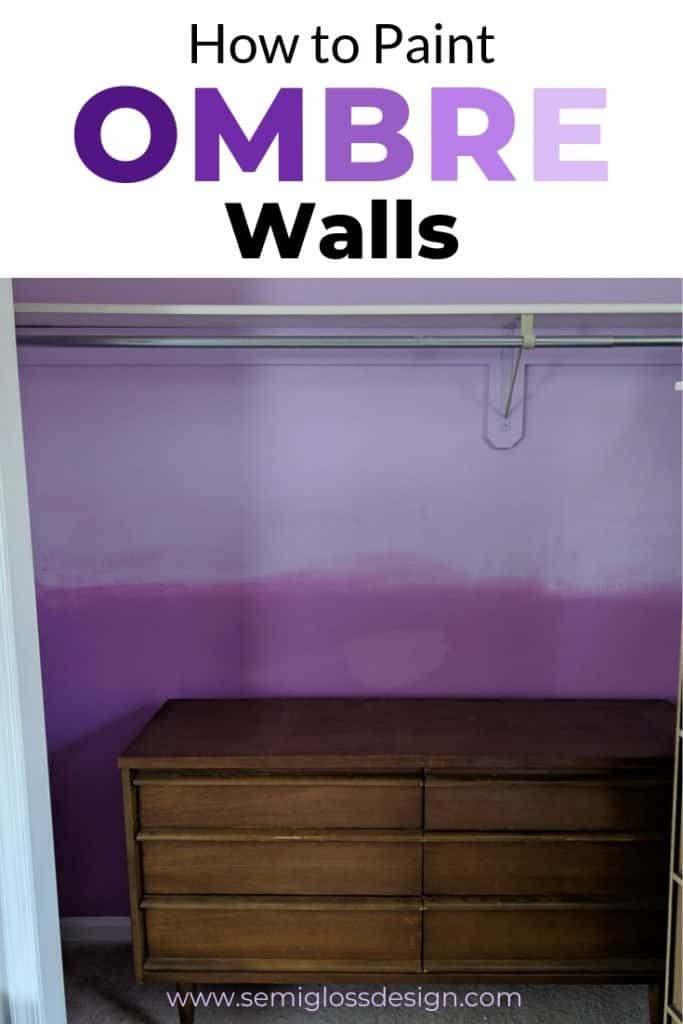 Learn how to paint ombre walls