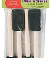 ROYAL BRUSH RFOMW-4P Foam Brush, 4-Pack