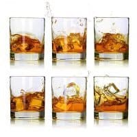 Whiskey Glasses-Premium 11 OZ Scotch Glasses Set of 6 