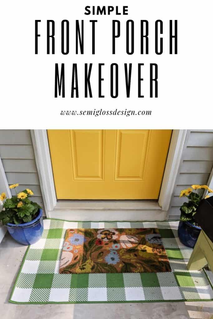 porch makeover for improved curb appeal