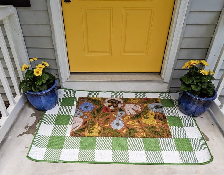 Layered Doormats For Spring, Home Decor