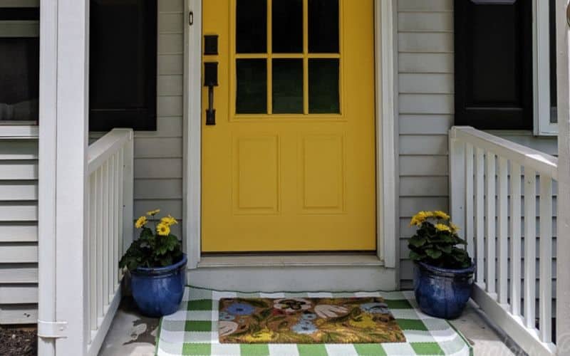 Simple Front Porch Makeover on a Budget