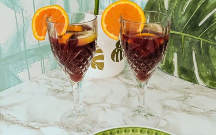 red sangria for summer