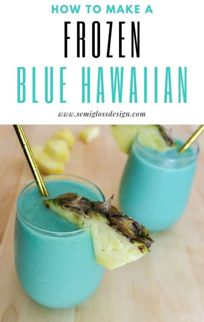 how to make a blue hawaiian