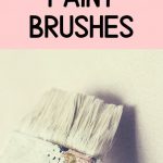 pin image - dried dirty paint brush