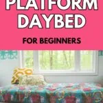 daybed with colorful bedding