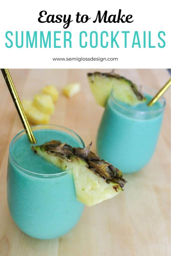easy to make summer cocktails