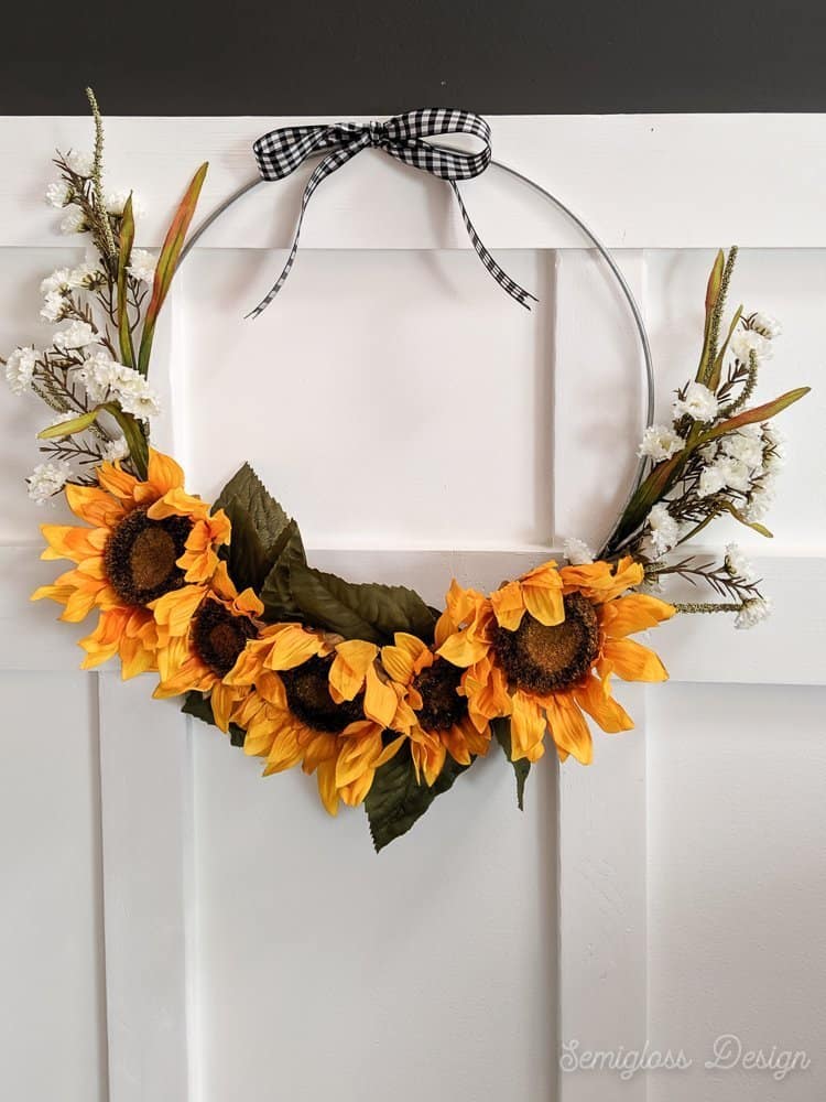 fall sunflower wreath