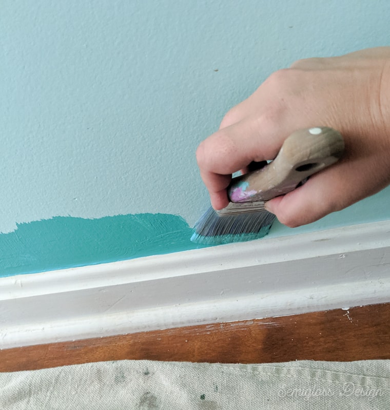 The Best Paint Brush for Trim and Baseboards - Semigloss Design