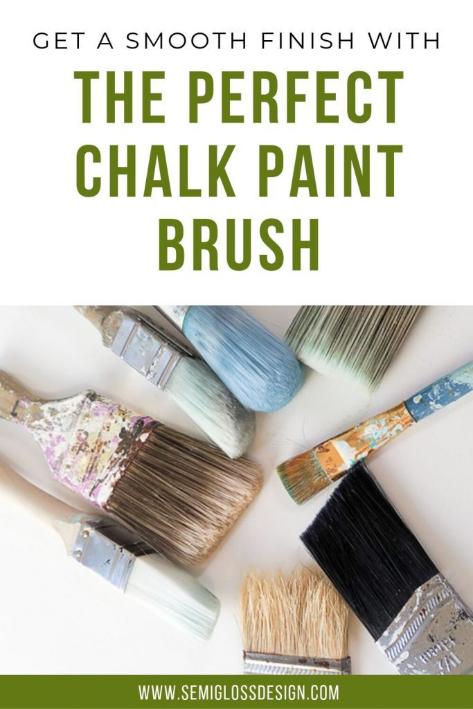 The Best Chalk Paint Brushes for Furniture Painting - Bellewood Cottage