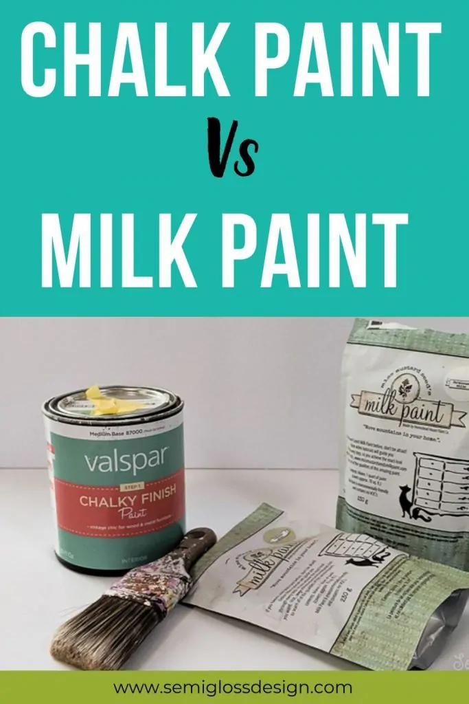 chalk paint vs milk paint