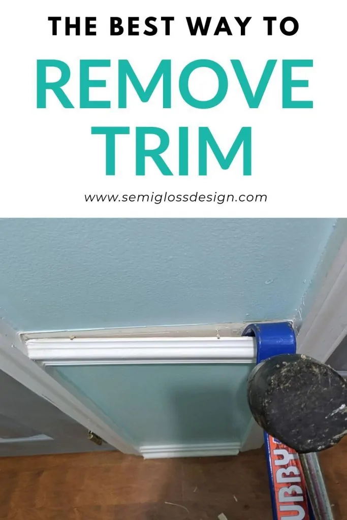 how to remove trim