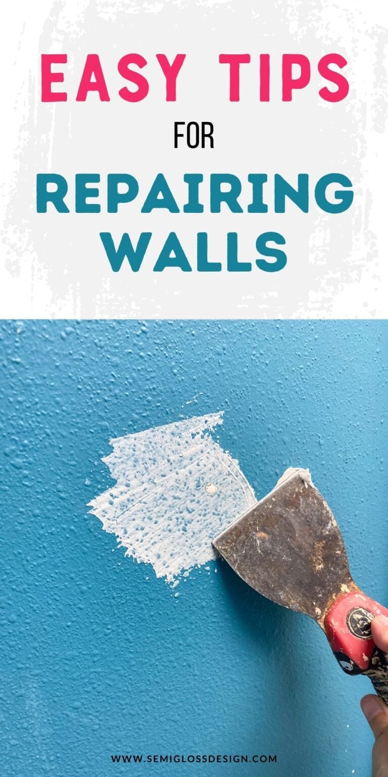 How to Repair Walls Before Painting Semigloss Design
