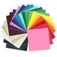 Oracal 651 Glossy Vinyl - 24 Pack of Top Colors - 12" x 12" Sheets