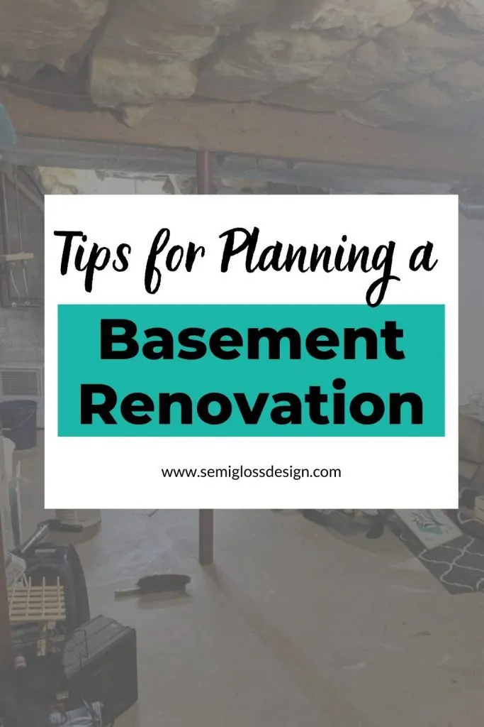 basement renovation collage photo