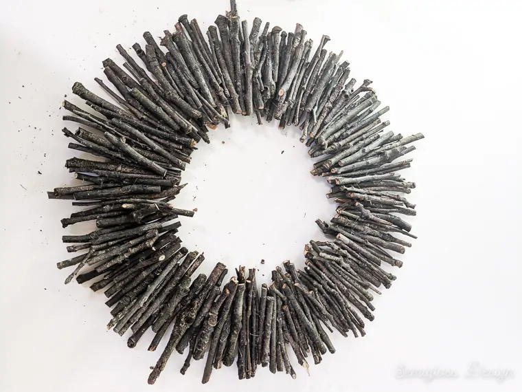 DIY Halloween Twig Wreath