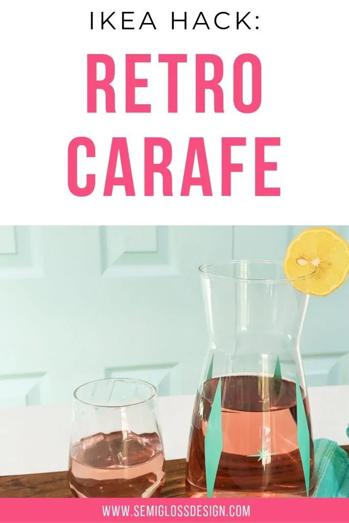 ikea hack retro carafe