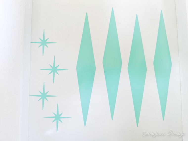 retro decals for carafe
