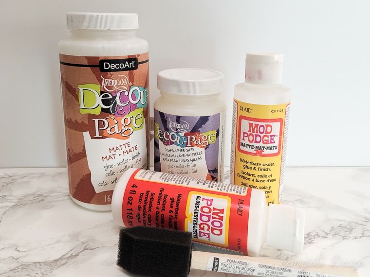 How to Fix Decoupage Problems - Semigloss Design