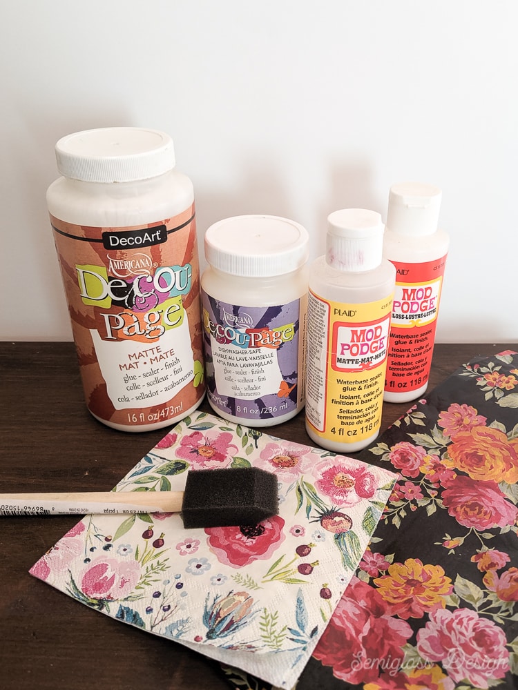 How to Fix Decoupage Problems - Semigloss Design