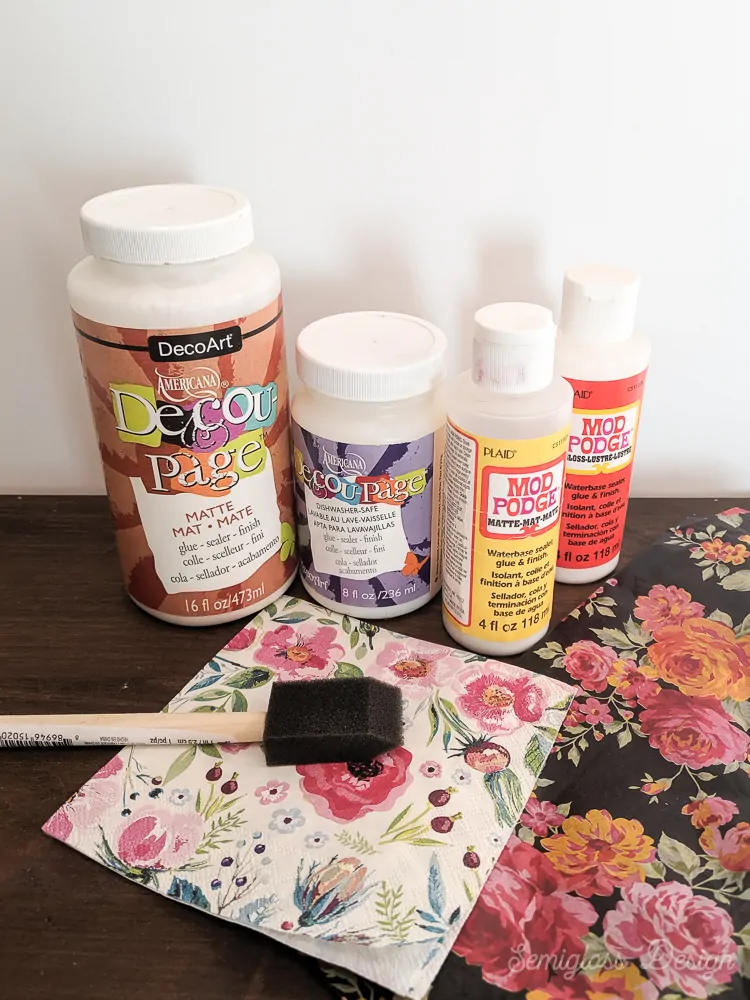 decoupage glues