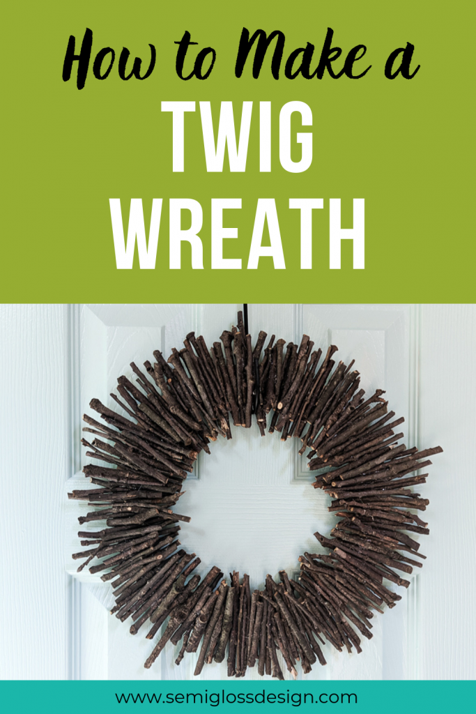 how to make a twig wreath