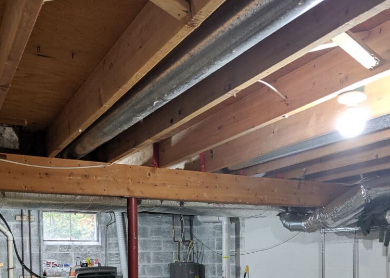 How To Remove Insulation From A Basement Ceiling Semigloss Design