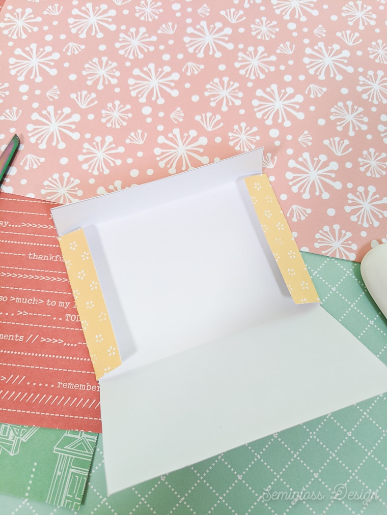 folding gift card envelope