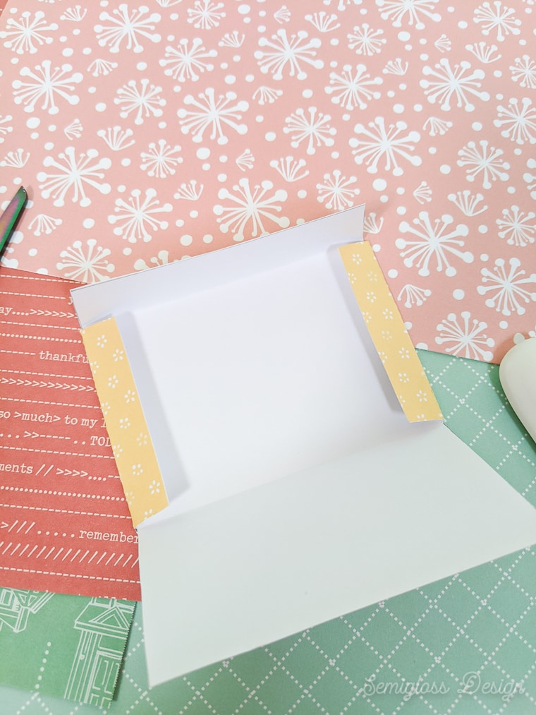 folding gift card envelope