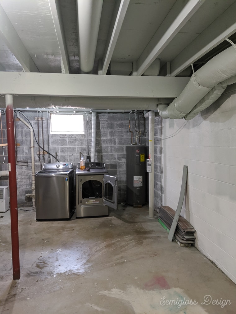 How To Paint An Unfinished Basement Ceiling Semigloss Design