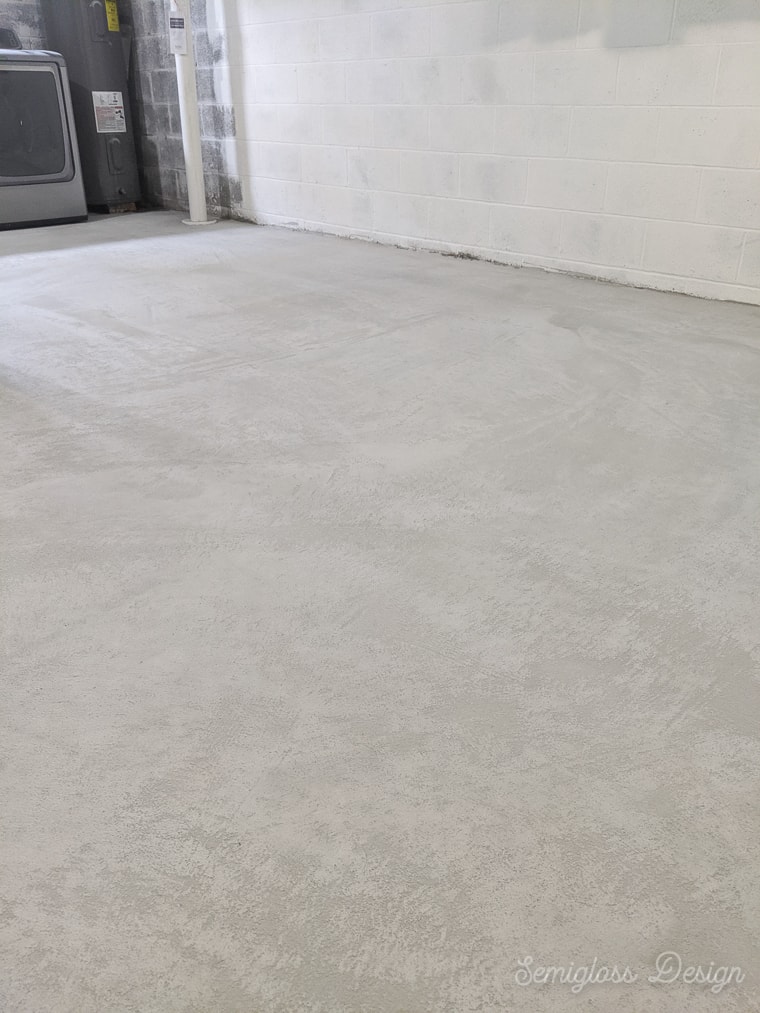 How To Refinish Concrete Floors In A Basement Semigloss Design