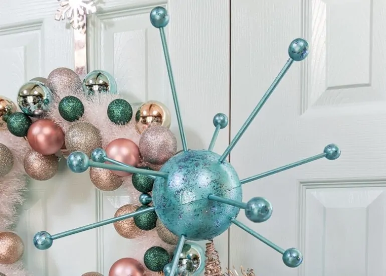 retro atomic Christmas tree topper