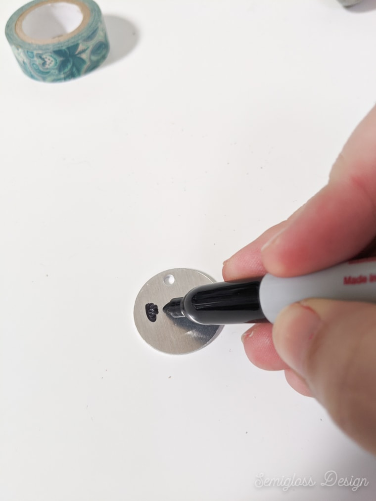 darken letters with a sharpie